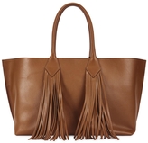 Thumbnail for your product : Sara Battaglia Teresa caramel leather tote