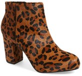 Thumbnail for your product : Topshop Women's 'Miles' Genuine Calf Hair Leopard Print Bootie