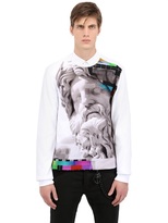 Thumbnail for your product : Frankie Morello Printed Cotton Sweatshirt
