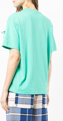 Mira Mikati bow-appliqué crewneck T-shirt