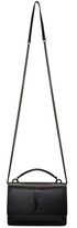 Thumbnail for your product : Saint Laurent Black Sunset Chain Wallet Bag