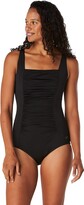 Thumbnail for your product : Speedo Women's Swimsuit One Piece Endurance+ Shirred Tank Moderate Cut Navy