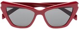 Thumbnail for your product : Saint Laurent Eyewear Cat-Eye Frame Sunglasses