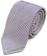 Thumbnail for your product : Gant Seersucker Blue Striped Tie