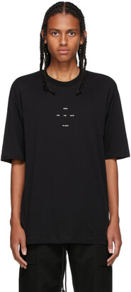 Song For The Mute Black Oversized Logo T-Shirt