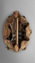 Thumbnail for your product : Burberry Small Suede and Python Bag