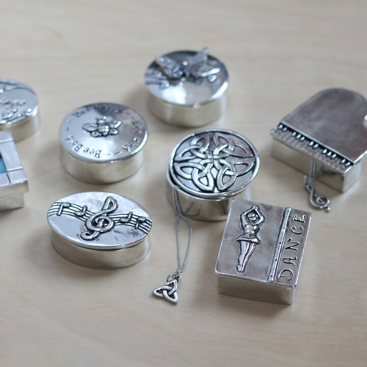 Handmade Pewter Boxed Necklace Set | 8 Styles