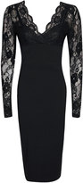 Thumbnail for your product : boohoo Layla Scallop Lace Top Midi Bodycon Dress