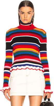 MSGM Striped Sweater in Multicolor | FWRD