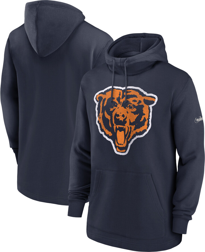 Men's Nike Navy Chicago Bears Classic Pullover Hoodie