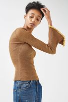 Thumbnail for your product : Topshop Fluted frill knit top