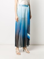 Thumbnail for your product : Jonathan Simkhai Ombre Palazzo Trousers