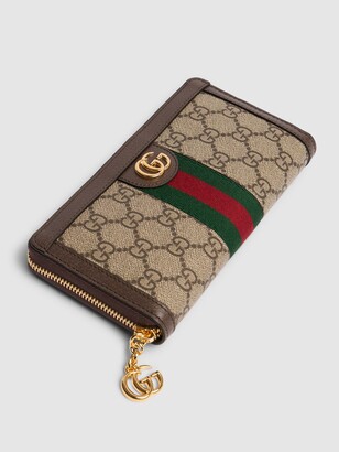 Gucci Ophidia Gg Supreme Zip Around Wallet