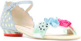 Thumbnail for your product : Sophia Webster pastel floral embellished sandals