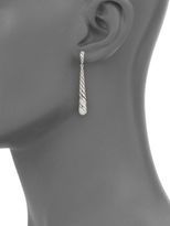 Thumbnail for your product : David Yurman Willow Medium Drop Earrings with Diamonds