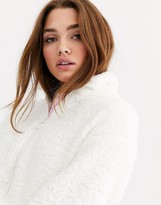 Thumbnail for your product : JDY teddy jacket in white