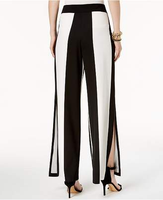 INC International Concepts Striped Wide-Leg Pants, Created for Macy's
