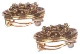 Thumbnail for your product : Chanel CC Etruscan Style Button Earrings
