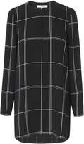 Thumbnail for your product : LK Bennett Dinah Black Check Tunic Top