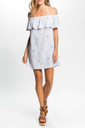 Ppla Stripe Mini Dress