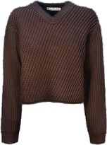 V-Neck Knitted Sweater 