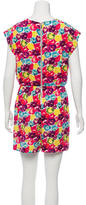 Thumbnail for your product : Alice + Olivia Silk Printed Romper