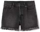 Thumbnail for your product : Gap High Rise 3" Denim Shorts with Raw Hem