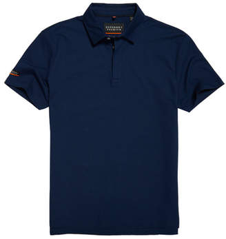Superdry Premium Textured Jersey Polo Shirt