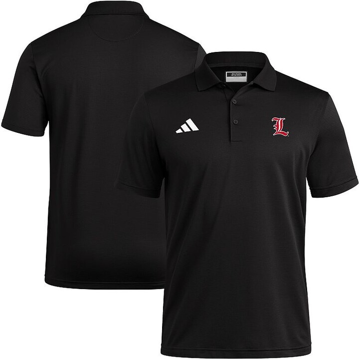 Black Louisville Cardinals Ultimate 365 Ottoman Polo Shirt