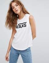 Thumbnail for your product : Vans Logo Muscle Tank Top In White