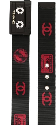 Chanel Pre Owned 2004 Cassette Tape Motif Belt - ShopStyle