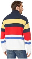 Thumbnail for your product : Nautica Re-Issue Stripe 1/4 Zip Sweater (Navy) Men's T Shirt