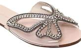 Thumbnail for your product : Sophia Webster 10mm Madame Butterfly Swarovski Slides