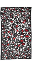 Thumbnail for your product : Diane von Furstenberg Sketch Heart Grid Scarf