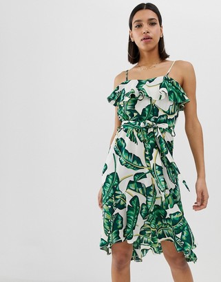 AX Paris tropical print sun dress