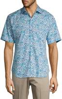 Thumbnail for your product : Tailorbyrd Printed Button-Down Shirt