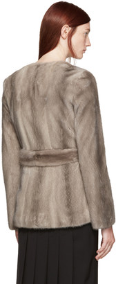 Brock Collection Taupe Mink Faye Jacket