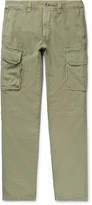 Thumbnail for your product : Incotex Slim-Fit Cotton And Linen-Blend Cargo Trousers