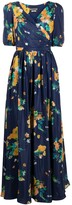 Thumbnail for your product : Boutique Moschino Floral-Print Wrap Dress