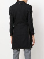 Thumbnail for your product : Thom Browne grosgrain tipping Chesterfield coat