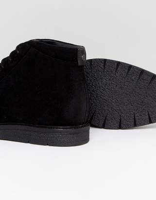 BOSS BOSS Tuned Suede Boots in Black