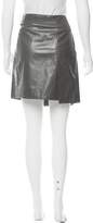 Thumbnail for your product : Reed Krakoff Leather Wrap Skirt
