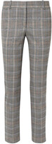 Thumbnail for your product : Theory Prince Of Wales Checked Wool-blend Straight-leg Pants