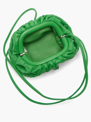 Bottega Veneta Pouch Mini Intrecciato-leather Purse Clutch Bag - Green