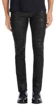 Thumbnail for your product : J Brand Acrux Skinny Fit Moto Leather Pants
