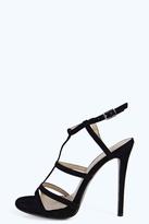 Thumbnail for your product : boohoo Laura Caged Two Part Heels