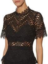 Thumbnail for your product : Self-Portrait Triangle Lace Midi Dress