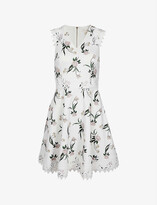 Thumbnail for your product : Ted Baker Nolla floral-print stretch-crepe dress