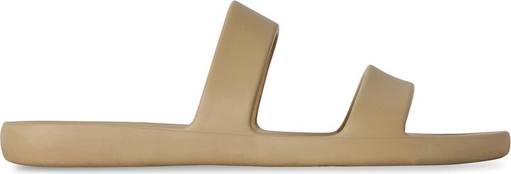 The Row Foam Sandal in Taupe