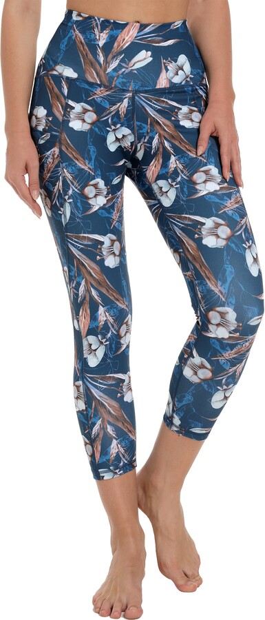 Free Leaper Women's Yoga Pants with Pockets Printed Leggings 7/8 Length Jogger Pant